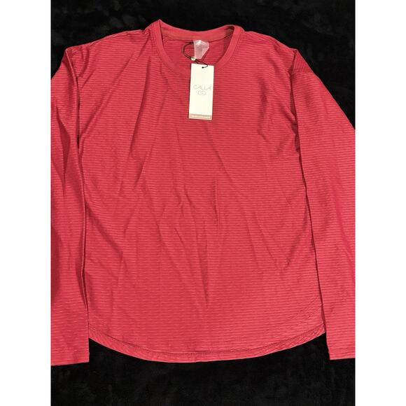 Calia Women’s Extra Small Renew Long Sleeve Tee Shirt Opulent Red New With Tags - Picture 1 of 3